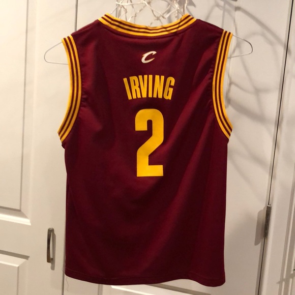 Kyrie Irving Cavaliers YOUTH MEDIUM Adidas Jersey - Picture 2 of 2
